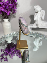Load image into Gallery viewer, Druzy Pink amethyst heart with amethyst  2331
