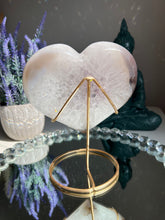 Load image into Gallery viewer, Amethyst heart with agate   2510
