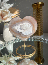 Load image into Gallery viewer, Brown Druzy Agate heart   2508
