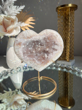 Load image into Gallery viewer, Druzy Agate heart   2507
