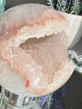 Load image into Gallery viewer, Pink sugar Rainbow amethyst sphere    2534 2
