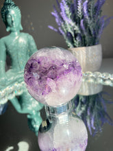 Load image into Gallery viewer, amethyst sphere with jasper    2534
