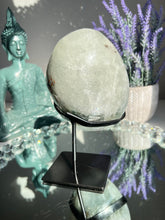 Load image into Gallery viewer, Green Rainbow Amethyst and quartz  geode   2530
