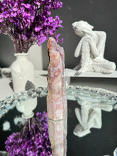 Load image into Gallery viewer, red pink amethyst tower with amethyst  2598
