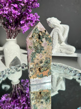 Load image into Gallery viewer, amethyst and pink amethyst tower 2597
