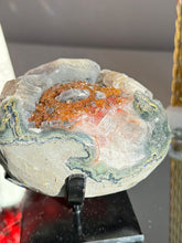 Load image into Gallery viewer, Calcite specimen with orange hematite and jasper  2626
