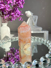 Load image into Gallery viewer, Pink Rainbow amethyst tower  26171
