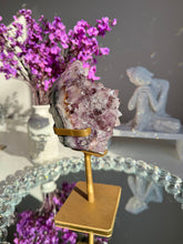 Load image into Gallery viewer, druzy amethyst geode  2643 amethyst cluster amethyst flower
