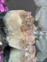 Load image into Gallery viewer, amethyst cluster with agate and quartz banding  2654

