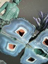 Load image into Gallery viewer, druzy agate cave pair   265270
