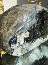 Load image into Gallery viewer, Sugar Black amethyst geode  2671
