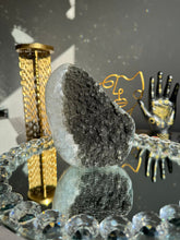 Load image into Gallery viewer, Black amethyst geode  2668 sugar crystals
