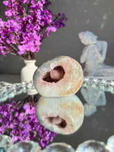 Load image into Gallery viewer, Pink Rainbow amethyst geode  2665
