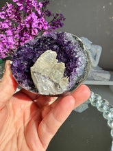 Load image into Gallery viewer, amethyst with calcite  2664 amethyst
