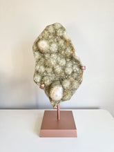 Load image into Gallery viewer, Prasiolite geode on stand
