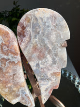 Load image into Gallery viewer, Pink amethyst angel wing pair 2010
