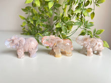 Load image into Gallery viewer, Flower agate elephant
