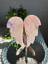 Load image into Gallery viewer, Pink amethyst angel wing pair 2009
