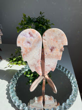 Load image into Gallery viewer, Pink amethyst angel wing pair 2009
